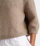 Кашемировый свитер Sabina Khaite, Sepia - фото 5