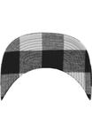 Бейсболка Flexfit Cap Checked Flanell Peak, черный - фото 3