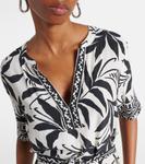 Платье-рубашка с принтом Vanessa Velvet, черный - фото 4