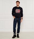 Толстовка Napapijri Relaxed fit, черный - фото 2