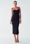 Платье BWLDR CHRISTI MIDI DRESS, Black - фото