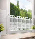 Штора 45x150 с ламбрекенами белая Eurofirany - фото 2