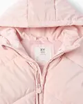 Стеганый жилет для девочки с капюшоном Zippy, светло-розовый - фото 2