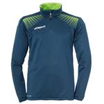 Толстовка Uhlsport Goal Half Zip, синий - фото