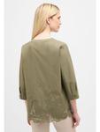 Блузка Eterna, оливковый - фото 3