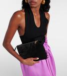 Сумка кросс-боди из замши Lina Khaite, черный - фото 2