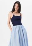 Платье GAP MIXED MEDIA TANK MAXI DRESS, Blue - фото 4