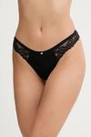 Стринги thong blossom BOSS, черный - фото