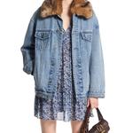 MICHAEL KORS Джинсовая куртка, Denim Blue - фото 3
