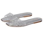 Сандалии Veronica Beard Maris Jelly, Clear/Silver Jelly - фото