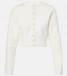 Укороченный кардиган Wardrobe.NYC, белый - фото