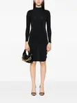 Платье мини с длинными рукавами Maison Close, черный - фото 2