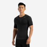 Мужская беговая бесшовная футболка Kiprun Run 500 Comfort Skin Black Kiprun - фото