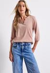 Топ Street One SPLIT NECK, Rosa/Light Pink - фото