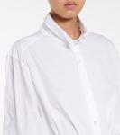 Хлопковая рубашка Ann Demeulemeester, белый - фото 4