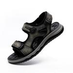 Пляжные сандалии мужские серые/хаки Paladin - фото 6