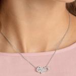 Swarovski Родированное ожерелье Women's White - фото 13