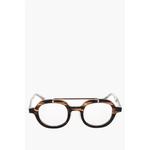 Коричневые пластиковые солнцезащитные очки Oamc, Brown - фото