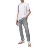 Футболка с контрастной манжетой FRED PERRY, белый - фото 3