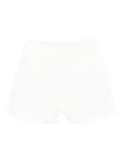 Льняные шорты с завязками SAMSOE SAMSOE, белый - фото