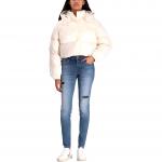 Пуховая куртка с капюшоном Armani Exchange, бежевый - фото 4