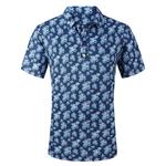 Мужское поло для гольфа Tom Baine Performance Four-Way Stretch, темно-синий - фото