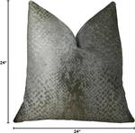 Plutus Brands Подушка Plutus Venetian ручной работы Silver - фото 3