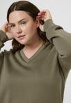 Толстовка Kaffe Curve KCANNITA SWEATSHIRT, Morel/Light Brown - фото 4