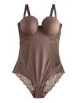 Корректирующее боди Next, шоколадный - фото