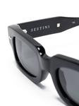 Sestini Eyewear солнцезащитные очки Tre в прямоугольной оправе, черный - фото 2