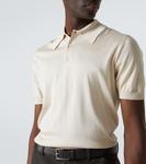 Шелковая поло Prada, Naturale - фото 5