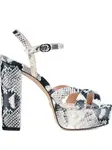 Босоножки на платформе Misty Stuart Weitzman, белый - фото