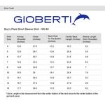 Gioberti Детская повседневная рубашка в клетку с короткими рукавами и пуговицами, цвет Turq Red Black - фото 3