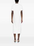 Brunello Cucinelli платье миди с пайетками, белый - фото 4