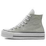 Кроссовки chuck taylor all star lift platform high 'light silver' Converse, серый - фото