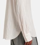 Полосатая рубашка Vince, Créme - фото 5