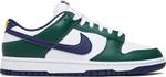 Кроссовки Dunk Low 'Fir Midnight Navy', зеленый - фото