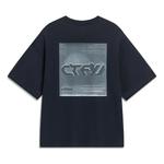 Футболка с рисунком в стиле «противоток» Li-Ning, черный - фото