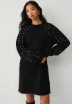 Платье-Джемпер mit strasssteinen Ellos Collection, Schwarz - фото