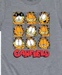 Футболка с принтом Big Boys Faces Garfield, серый - фото 3