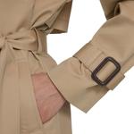 Женский однобортный тренчкот Levi's, Khaki - фото 7