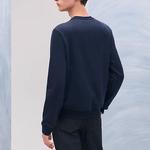 HERMES Трикотажный свитер мужской синий - фото 4