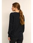 Блузка Kaffe, цвет black/white dot - фото 3