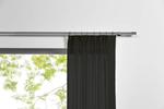 Штора Ondeco mit Schlaufen Pure, 135x300x1 см, черный - фото 2