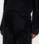 Брюки клеш из кашемира Ellery brushed Lisa Yang, Black Brushed - фото 4