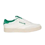 Кроссовки Reebok Club C 'White Bright Green', белый - фото