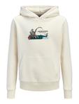 Толстовка с капюшоном JACK & JONES Junior, античный белый - фото