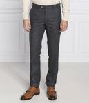 Шерстяные брюки denz подвернуть Regular fit Oscar Jacobson, черный - фото