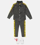 Джинсовая рубашка с логотипом Off-White, белый - фото 2