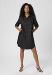 Платье Kaffe Shirt dress, Black Deep/Mottled Black - фото 2